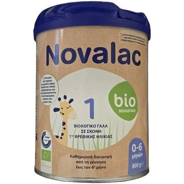 Novalac Bio 1 Βιολογικό Γάλα σε Σκόνη 800g για Βρέφη 0-6 Μηνών